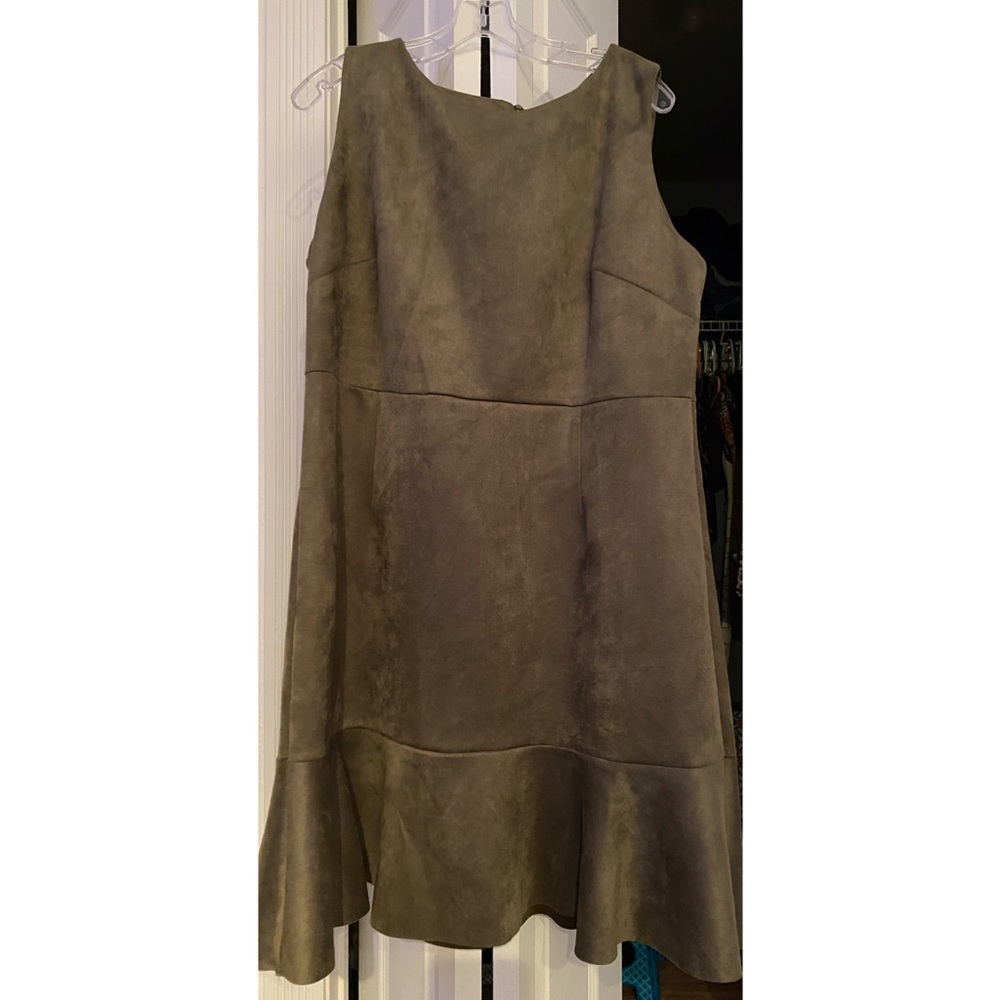 Olive green dress